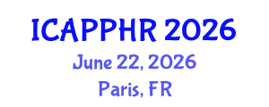 International Conference on Amnesty, Peace, Politics and Human Rights (ICAPPHR) June 22, 2026 - Paris, France
