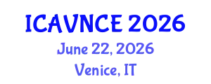 International Conference on Acoustics, Vibration and Noise Control Engineering (ICAVNCE) June 22, 2026 - Venice, Italy