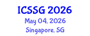 International Conference on Spatial Statistics and Geostatistics (ICSSG) May 04, 2026 - Singapore, Singapore