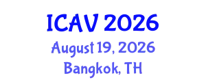 International Conference on Acoustics and Vibration (ICAV) August 19, 2026 - Bangkok, Thailand