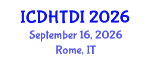 International Conference on Digital Holography and Three-Dimensional Imaging (ICDHTDI) September 16, 2026 - Rome, Italy