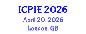 International Conference on Productivity, Innovation, and Entrepreneurship (ICPIE) April 20, 2026 - London, United Kingdom
