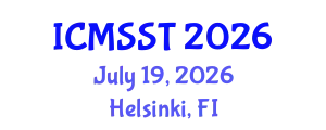 International Conference on Materials, Surface Science and Technology (ICMSST) July 19, 2026 - Helsinki, Finland