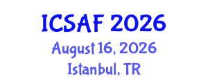 International Conference on Sustainable Aquaculture and Fisheries (ICSAF) August 16, 2026 - Istanbul, Turkey