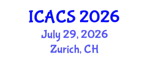 International Conference on Agronomy and Crop Sciences (ICACS) July 29, 2026 - Zurich, Switzerland