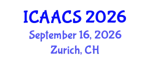 International Conference on Agriculture, Agronomy and Crop Sciences (ICAACS) September 16, 2026 - Zurich, Switzerland