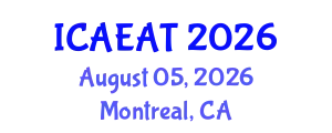 International Conference on Applied Electromagnetics and Antenna Technology (ICAEAT) August 05, 2026 - Montreal, Canada