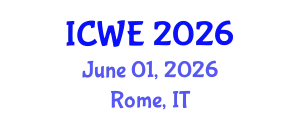 International Conference on Wind Engineering (ICWE) June 01, 2026 - Rome, Italy