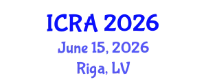 International Conference on Relativistic Astrophysics (ICRA) June 15, 2026 - Riga, Latvia