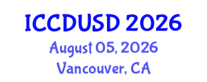 International Conference on Carbon Dioxide Utilization and Sustainable Development (ICCDUSD) August 05, 2026 - Vancouver, Canada