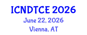 International Conference on Non-Destructive Testing in Civil Engineering (ICNDTCE) June 22, 2026 - Vienna, Austria