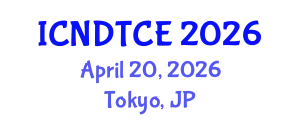 International Conference on Non-Destructive Testing in Civil Engineering (ICNDTCE) April 20, 2026 - Tokyo, Japan