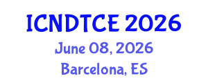 International Conference on Non-Destructive Testing in Civil Engineering (ICNDTCE) June 08, 2026 - Barcelona, Spain