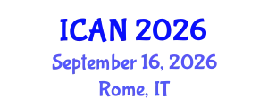 International Conference on Axons and Neuroscience (ICAN) September 16, 2026 - Rome, Italy
