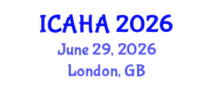 International Conference on Audiology and Hearing Aids (ICAHA) June 29, 2026 - London, United Kingdom