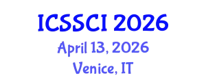 International Conference on Steel Structures and Construction Industry (ICSSCI) April 13, 2026 - Venice, Italy
