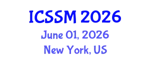 International Conference on Soil Science and Management (ICSSM) June 01, 2026 - New York, United States
