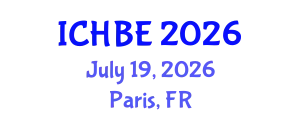 International Conference on Human Behavior and Evolution (ICHBE) July 19, 2026 - Paris, France