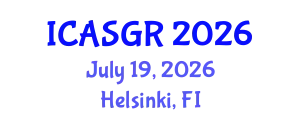 International Conference on Animal Sciences and Genetic Research (ICASGR) July 19, 2026 - Helsinki, Finland