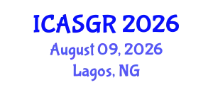 International Conference on Animal Sciences and Genetic Research (ICASGR) August 09, 2026 - Lagos, Nigeria