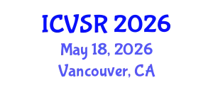 International Conference on Veterinary Science and Research (ICVSR) May 18, 2026 - Vancouver, Canada
