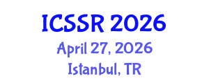 International Conference on Sport Science and Research (ICSSR) April 27, 2026 - Istanbul, Turkey