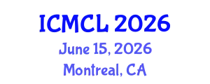 International Conference on Medical and Clinical Laboratory (ICMCL) June 15, 2026 - Montreal, Canada