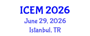 International Conference on Energetic Materials (ICEM) June 29, 2026 - Istanbul, Turkey