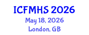 International Conference on Fluid Mechanics and Hydraulic Systems (ICFMHS) May 18, 2026 - London, United Kingdom