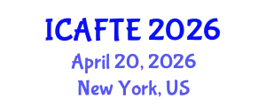 International Conference on Applications of Fluids and Thermodynamics Engineering (ICAFTE) April 20, 2026 - New York, United States