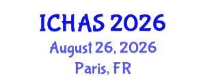 International Conference on Humanitarian Aid and Service (ICHAS) August 26, 2026 - Paris, France