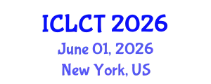 International Conference on Linguistics and Cognitive Theory (ICLCT) June 01, 2026 - New York, United States