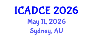 International Conference on Architectural Design and Construction Engineering (ICADCE) May 11, 2026 - Sydney, Australia