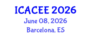 International Conference on Advances in Civil and Environmental Engineering (ICACEE) June 08, 2026 - Barcelona, Spain