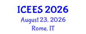 International Conference on Education and Education System (ICEES) August 23, 2026 - Rome, Italy