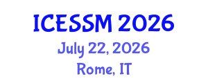 International Conference on Energy Storage and Storage Methods (ICESSM) July 22, 2026 - Rome, Italy
