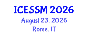 International Conference on Energy Storage and Storage Methods (ICESSM) August 23, 2026 - Rome, Italy