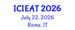 International Conference on Industrial Engineering and Automation Technology (ICIEAT) July 22, 2026 - Rome, Italy