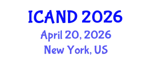 International Conference on Animal Diseases and Nutrition (ICAND) April 20, 2026 - New York, United States