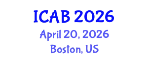 International Conference on Agricultural Biotechnology (ICAB) April 20, 2026 - Boston, United States