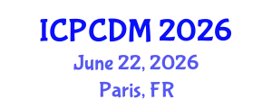 International Conference on Physical Cosmology and Dark Matter (ICPCDM) June 22, 2026 - Paris, France