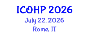 International Conference on Occupational Health Psychology (ICOHP) July 22, 2026 - Rome, Italy