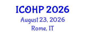 International Conference on Occupational Health Psychology (ICOHP) August 23, 2026 - Rome, Italy