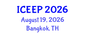 International Conference on Educational and Environmental Psychology (ICEEP) August 19, 2026 - Bangkok, Thailand