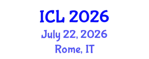 International Conference on Law (ICL) July 22, 2026 - Rome, Italy