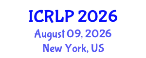 International Conference on Refugee Law and Policy (ICRLP) August 09, 2026 - New York, United States