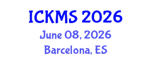 International Conference on Knowledge Management Systems (ICKMS) June 08, 2026 - Barcelona, Spain