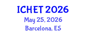 International Conference on Home Economics and Technology (ICHET) May 25, 2026 - Barcelona, Spain