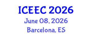 International Conference on Electrochemistry and Electroanalytical Chemistry (ICEEC) June 08, 2026 - Barcelona, Spain