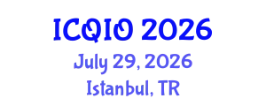 International Conference on Quantum Information and Optics (ICQIO) July 29, 2026 - Istanbul, Turkey